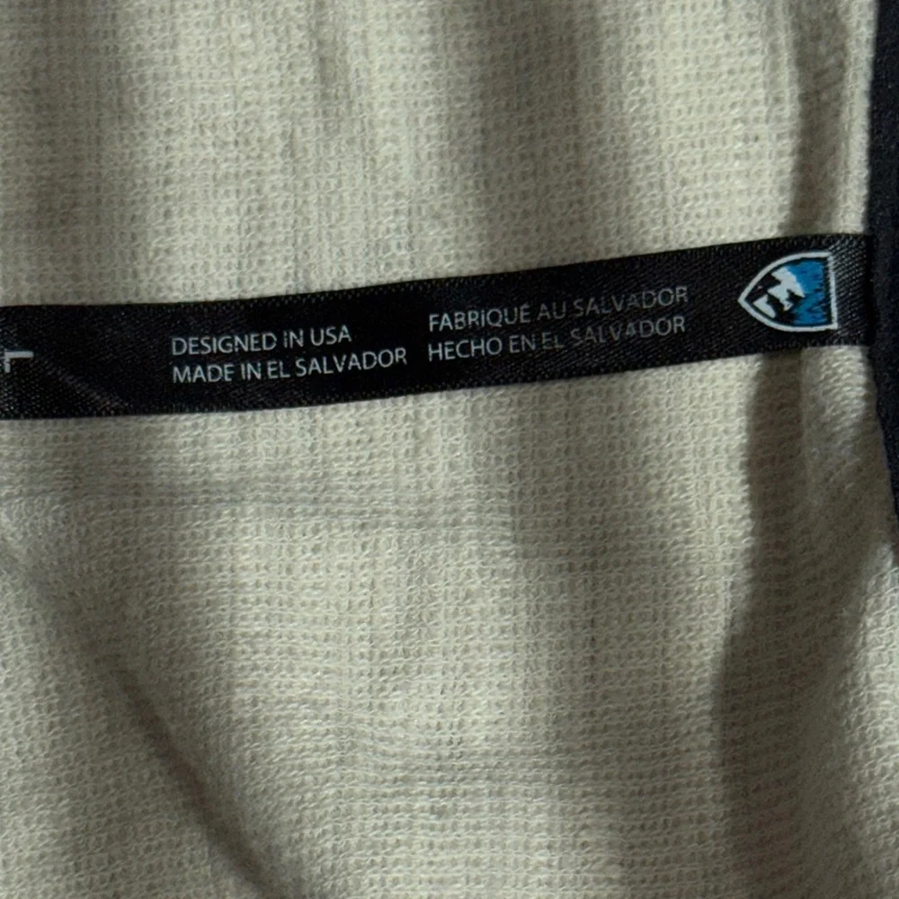 Kuhl Cream Hoodie Sweatshirt - Picture 10 of 11